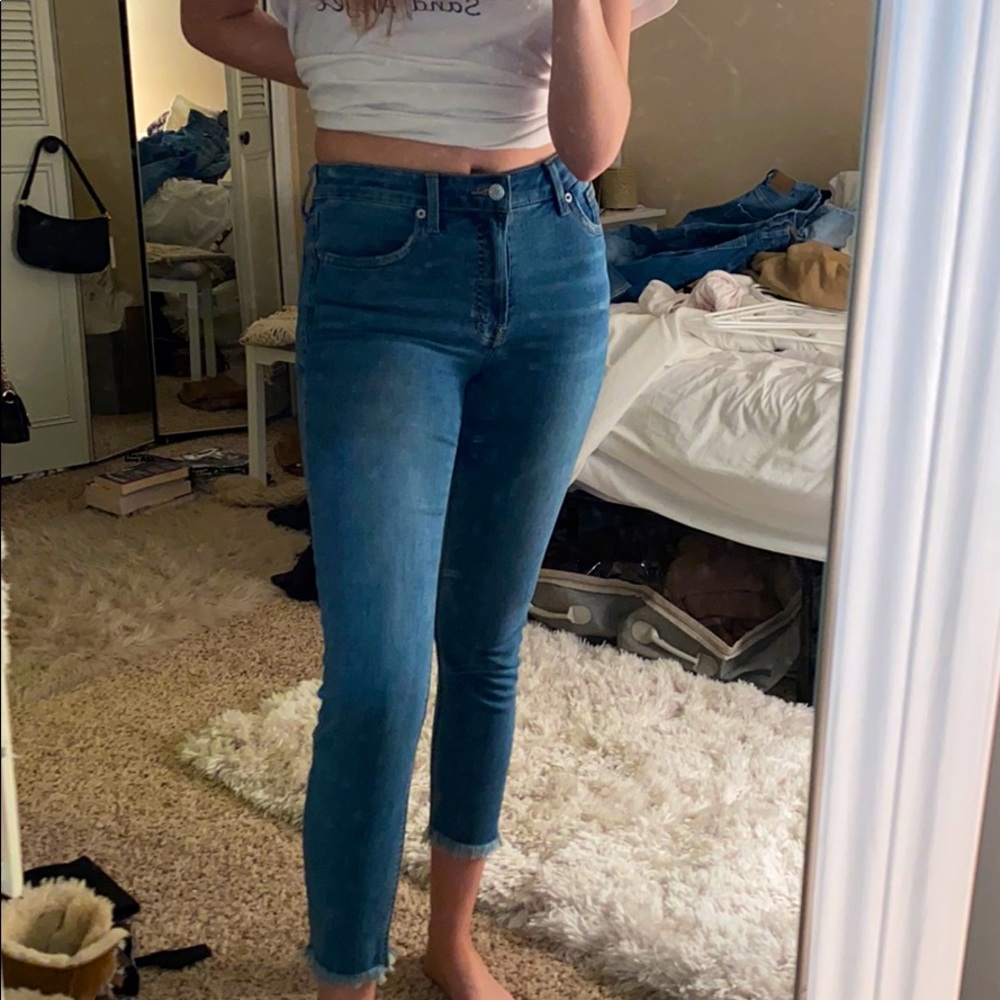 lucky cropped jeans